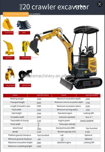 Mini-excavatrice sur chenilles compétitive avec moteur et garantie d'un an - Product Image 4