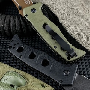 Cuchillo plegable de bolsillo BM 273 para pesca al aire libre, hoja de acero inoxidable D2, mango G10, cuchillos para senderismo, Camping, herramientas de supervivencia para caza - Product Image 4