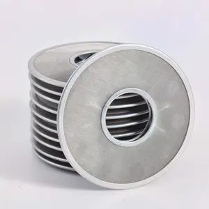 Hoge Precisie Aangepaste 120 363 Mesh Metalen Roestvrij Staal Gaas Ronde Filter Screen Disc