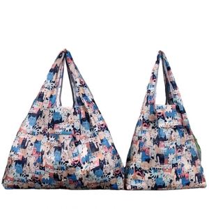 New Portable Eco-Friendly Grocery Storage Shopping Tote <b>Bag</b> <b>Foldable</b> Design Washable Polyester-for Everyday Use - Product Image 2