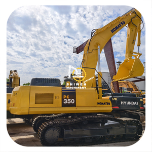 35ton Used KOMATSU Excavator PC350 Original Painting Mining Excavator Komatsu PC350 PC360 PC400 PC450 Free Shipping - Product Image 1