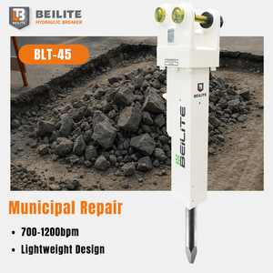 Beilite BLT-45B 0.8-1.5t Mini Excavator <strong>Hydraulic</strong> <strong>Breaker</strong> with Pump 45mm Chisel 140 Bar Pressure for Mining &amp; Demolition - Product Image 2