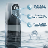Masturbateur masculin étanche avec pompe à vide électrique à aspiration par ventouse, pour exercices en bain d'eau, avec produits