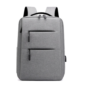 Laptop <b>Backpack</b> Unisex Solid Color Water-repellent <b>Computer</b> Interlayer Everyday Use Spring 2022 - Product Image 5