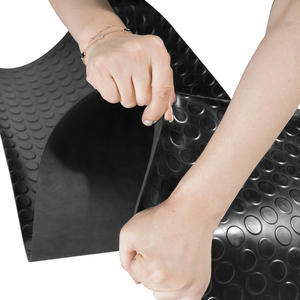 3-6Mm Dikte Zwart Muntpatroon Anti-Slip Cr Rubber Garage Vloermatten Zacht Gevulkaniseerde Rubber Matten - Product Image 2