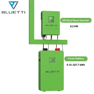Solución Energética Sostenible BLUETTI HV6K, Kit <span class=keywords><strong>de</strong></span> Sistema Solar Fuera <span class=keywords><strong>de</strong></span> la <span class=keywords><strong>Red</strong></span> <span class=keywords><strong>de</strong></span> 6kW, Inversor Doméstico con Batería Segura LiFePO4, Mercado Africano - Product Image 1