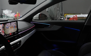Luz Ambiental para Auto, 27 LED, Grabado Láser, Color Arcoíris Fantasma, Kit de Iluminación Interior para Audi A4L 2017-2024 - Product Image 3