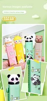 Lot de Gommes à Crayon Mignonnes Kawaii en Gros, Ensemble de Papeterie Personnalisé pour Enfants avec Matériau en Caoutchouc et 3 Recharges