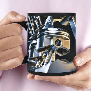 Cilindro Motor <span class=keywords><strong>Diseño</strong></span> Taza <span class=keywords><strong>de</strong></span> cerámica 12 oz Mecánico Motor Taza <span class=keywords><strong>de</strong></span> café Regalo perfecto <span class=keywords><strong>para</strong></span> él Hijo Papá Marido - Product Image 3