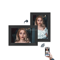 Pro Bingkai Foto Digital Wi-fi 10 Inci, Bingkai Foto Digital Cloud WiFi HD Layar Sentuh Pemutar Iklan Android
