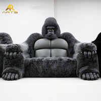 2025 nouveauté Designer animaux canapé ensemble gorille en forme de roi Kong canapés canapé pour salon maison meubles canapé