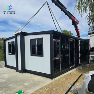 CEYU CY-E Bureau <span class=keywords><strong>de</strong></span> chantier extensible en conteneur, design moderne, salle <span class=keywords><strong>de</strong></span> réunion portable pour les responsables <span class=keywords><strong>de</strong></span> projet et le personnel <span class=keywords><strong>de</strong></span> chantier - Product Image 3