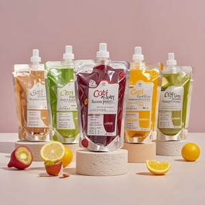 Custom Foil <strong>Spout</strong> Refill <strong>Pouch</strong> For Beverage Juice Drink Liquid Food Sauce Packaging Leak Proof Bag - Product Image 4