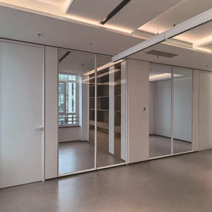 SZMK 2026 – Système de cloisons modulaires modernes sans cadre, insonorisées, pour bureaux, avec panneaux en alliage d'aluminium - Product Image 2