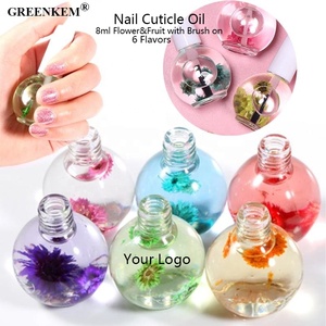 Aceite para cutículas <span class=keywords><strong>de</strong></span> uñas, logotipo personalizado, ingredientes orgánicos naturales, 6 sabores, aceite nutritivo para reparación <span class=keywords><strong>de</strong></span> uñas, aceite para cutículas - Product Image 1