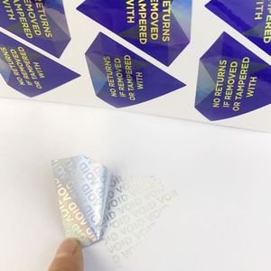 Autocollant de sécurité holographique de haute qualité, étiquette anti-contrefaçon - Product Image 1