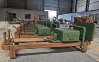 Reformer de Pilates de luxe en aluminium à rail complet avec système de cordes auto-rétractables, pieds robustes et solides