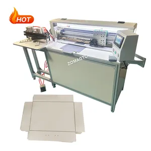 Semi Automatic Manual Pneumatic Paper Groving Cutting Groove Machine Corner Cutter Rigid Grey Board Cardboard V Grooving Machine