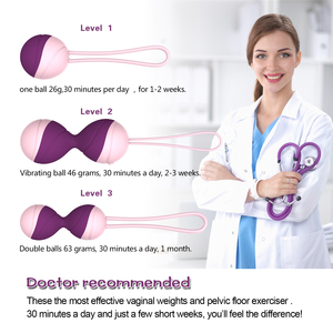 YLove Preisgünstige Ferngesteuerte Silikon-Gummi Kegel-Bälle Übungs-Vaginalkugeln Set Vagina-Übungs-Sexspielzeug für Frauen - Product Image 5