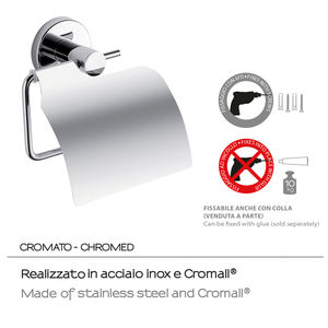 Porte-rouleau fermé chromé par FELCE Outil de tournage de haute qualité - Product Image 4