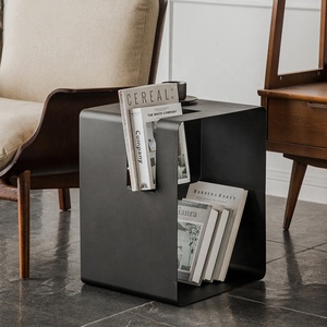 Đồ Nội Thất Phong Cách Sống Mới Kệ Sách Bàn Bên Cạnh Cà Phê Có Ngăn Đựng Sách Tủ Phòng Khách - Product Image 4