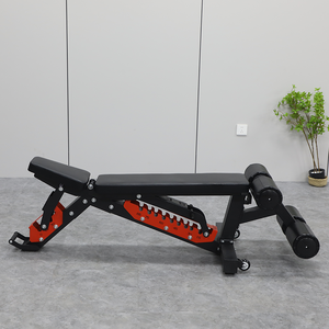 Cadeira de Fitness Comercial SAERDE com Ângulo Negativo e Banco Ajustável para Academia em Casa com Halteres - Product Image 2