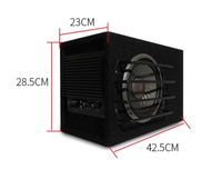 VK CLUB1024 STAGE82 Caisson de basses actif pour voiture avec amplificateur intégré de 500W et batterie rechargeable