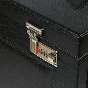 Estuche Organizador de Joyas de Cuero, Pequeño, de Viaje, Personalizado, de Lujo para Mujer - Product Image 6