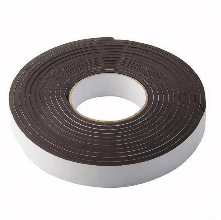 2021 Self-Adhesive Sponge Foam Insulation Tape Door Window Sealing Strip Weather Stripping Soundproof Windproof Dustproof Seal