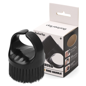 แปรงทำความสะอาดข้อนิ้วสำหรับช่างตัดผมแปรงเคราขนแปรงอ่อนนุ่มสำหรับร้านเสริมสวยของผู้ชาย - Product Image 6