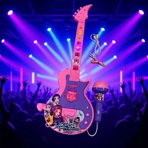 Juguete de silicona K-pop para niños, 6 piezas, luces deslumbrantes, efectos de sonido, compatible con teléfono, conectividad MP3, educación temprana, entrenamiento cerebral - Product Image 1