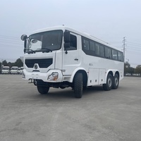 Célèbre autobus Dongfeng 6x6, nouveau diesel, 30 places, véhicules de transport, transport minier, autobus tout-terrain, autobus touristique