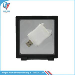 9x9x2cm प्लास्टिक झिल्ली फोटो फ्रेम प्रदर्शन संग्रह गहने झिल्ली बॉक्स - Product Image 4