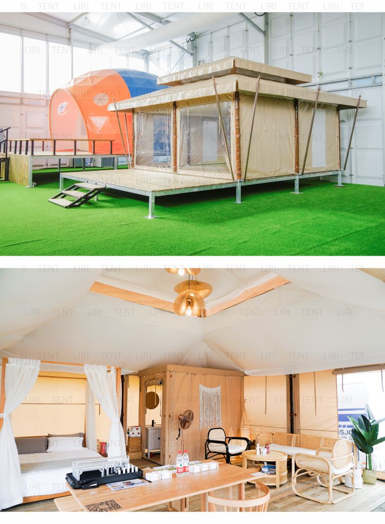 Outdoor Waterproof Luxury Pattaya Glamping Hotel Tents Manufacturers for Resorts