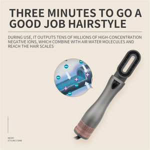 <span class=keywords><strong>Brosse</strong></span> à cheveux rotative professionnelle 1000w <span class=keywords><strong>One</strong></span> <span class=keywords><strong>Step</strong></span> Sèche-cheveux et volumateur 5 en 1 <span class=keywords><strong>Brosse</strong></span> à air chaud automatique - Product Image 4