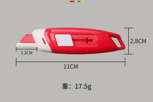 Lưỡi gốm tiện ích dao <span class=keywords><strong>mini</strong></span> Box Cutter cho văn phòng sử dụng gói Unboxing, an toàn có thể thu vào Craft <span class=keywords><strong>Knife</strong></span> với Pocket Clip - Product Image 6