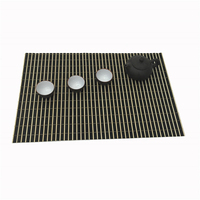 Napperons résistants à la chaleur tissés épais personnalisés tapis de bol pour la cuisine tapis de thé en bambou antidérapant tapis de Table à manger