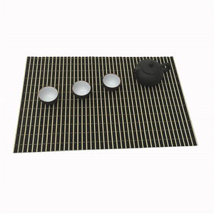 Manteles individuales resistentes al calor <span class=keywords><strong>de</strong></span> tejido grueso personalizado, alfombrilla para cocina, alfombrilla antideslizante <span class=keywords><strong>de</strong></span> bambú para té, alfombrillas para mesa <span class=keywords><strong>de</strong></span> comedor - Product Image 2