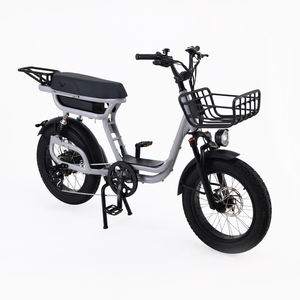 Nueva Bicicleta Eléctrica 2026 de 48v, Modelo Fatboys Scrambler Icons Retro Vintage con Asiento Largo, Neumáticos Gruesos de 20 Pulgadas, Superpotente para Nieve y Playa, 500W 750W Ampd <span class=keywords><strong>Bros</strong></span> Aces - Product Image 1