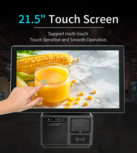 เครื่องบันทึกเงินสดระบบสัมผัสขนาด 21.5 นิ้ว พร้อมระบบ Android Win11 ในตัว สำหรับจุดขายปลีก - Product Image 3