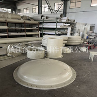Tuyau en plastique PPH, conduit d'air en polypropylène allié de grand diamètre, drainage gris et produit chimique d'égout