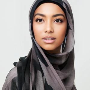 卸売印刷花柄スカーフ人気アラビアプリントモーダルヒジャブ - Product Image 4