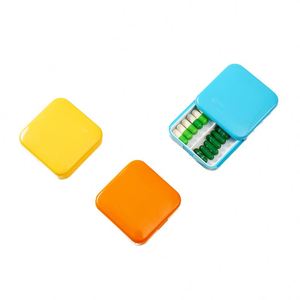 กล่องยาแบบเลื่อน 2 ช่อง ขายส่ง กล่องพลาสติกพกพาสำหรับจัดเก็บยาเดินทาง - Product Image 3