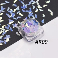 Paillettes Ultra Sottili Iridescenti a Forma di Foglia, Glitter Sfuso per Stampa di Precisione, Resina Epossidica, Silicone, Materiale Grezzo per Giocattoli