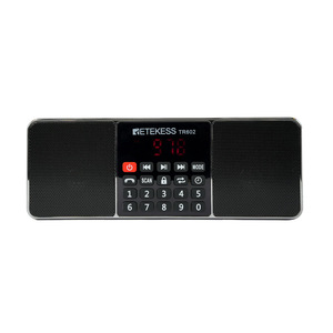 RetekeSS TR602 Dual Band Bluetooth Radio FM AM MP3 Player With TF Card USB Digital Display Portable Radio - Product Image 1