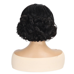 Cency Hot Dyed Minimalist No Skin Color Restrictions Shanghai Hair BoBo Real Hair Bandeau en dentelle pour femmes - Product Image 3