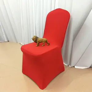 China Cheap Wholesale Price Chair Slipcovers Spandex Banquet Chair Cover For Wedding Decor Chair Cover