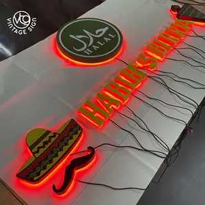 Backit Backlight Nhà cung cấp Acrylic 3D backlit Led Letter Sign với giá nhà máy