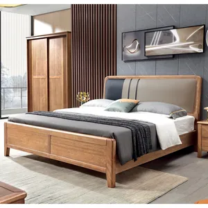 เตียงไม้แข็งแรง,เตียงขนาดคิงไซส์ม่วงทองไม้จันทน์เตียงไม้สไตล์จีนใหม่เฟอร์นิเจอร์ห้องนอนเตียงนุ่มสำหรับเก็บของ