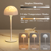 Nouvelle lampe de chevet LED créative à dynamique réglable en hauteur, projecteur d'ondes océaniques RGB, lampe de table d'ambiance pour la maison